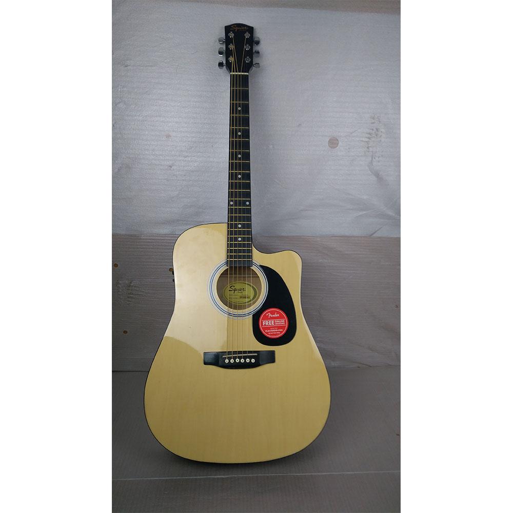 fender electro acoustic guitars 488136 fender sa105ce electro - acoustic guitar - natural - open box b stock #barcode_202101580382