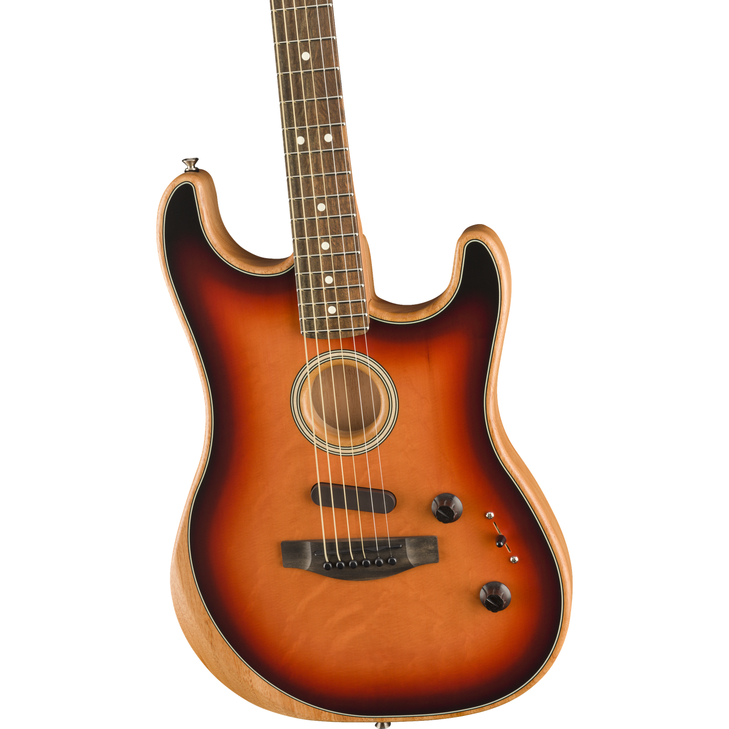 Fender Electro Acoustic Guitars Fender Acoustasonic Stratocaster 6-Strings Electro Acoustic Guitar With Gig Bag