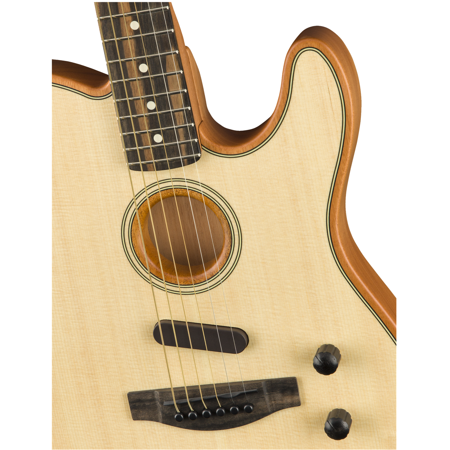 Fender Electro Acoustic Guitars Fender American Acoustasonic Telecaster 6 String Electro Acoustic Guitar