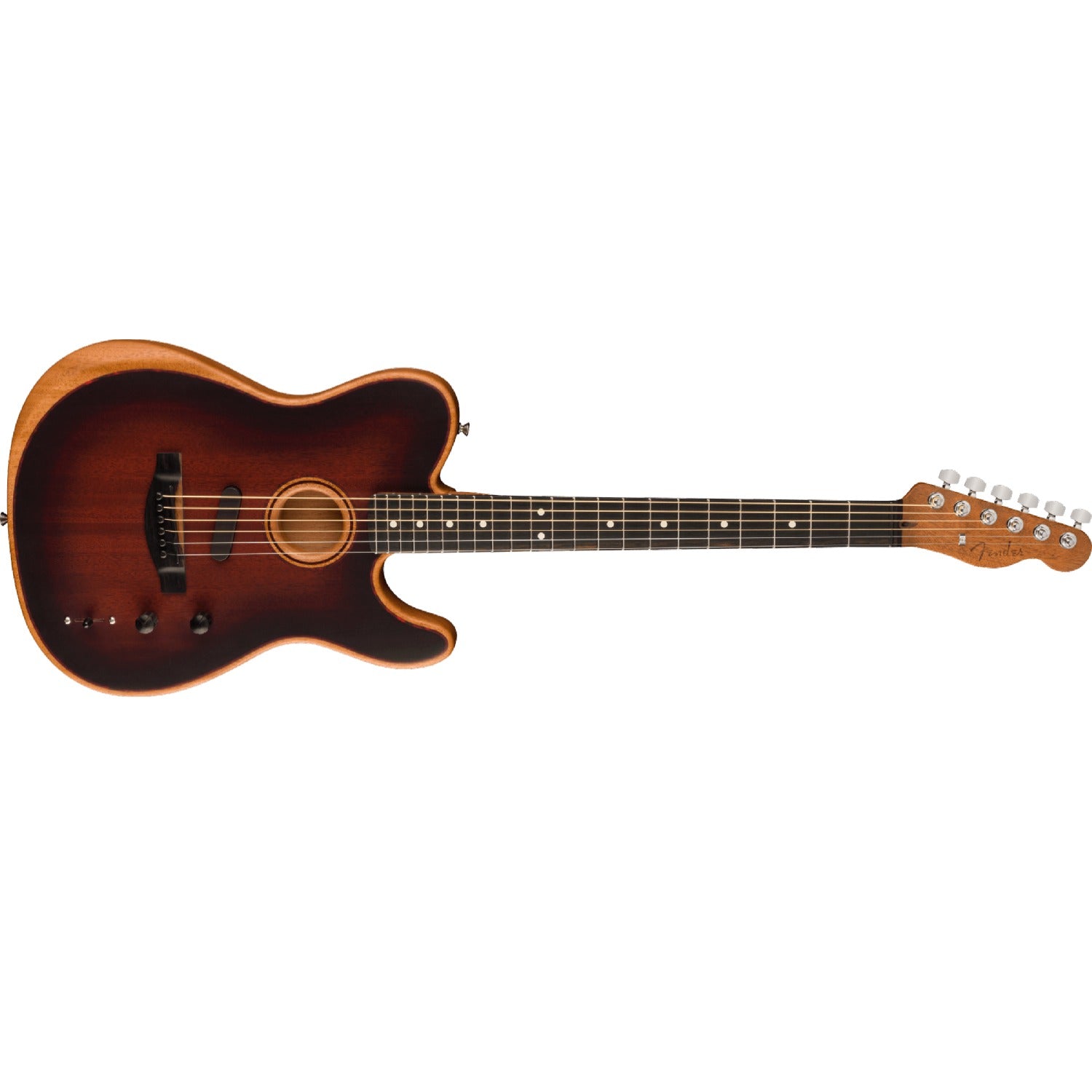 Fender Electro Acoustic Guitars Fender American Acoustasonic Telecaster All Mahagony Electro Acoustic Guitar with Gigbag