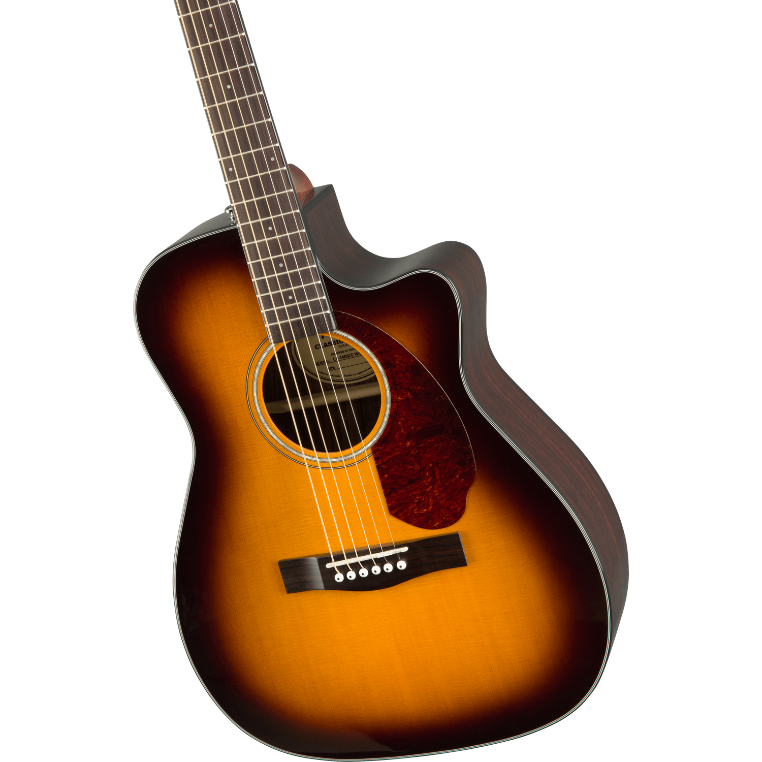 Fender Electro Acoustic Guitars Fender CC-140SCE Concert Electro-Acoustic Guitar with Case