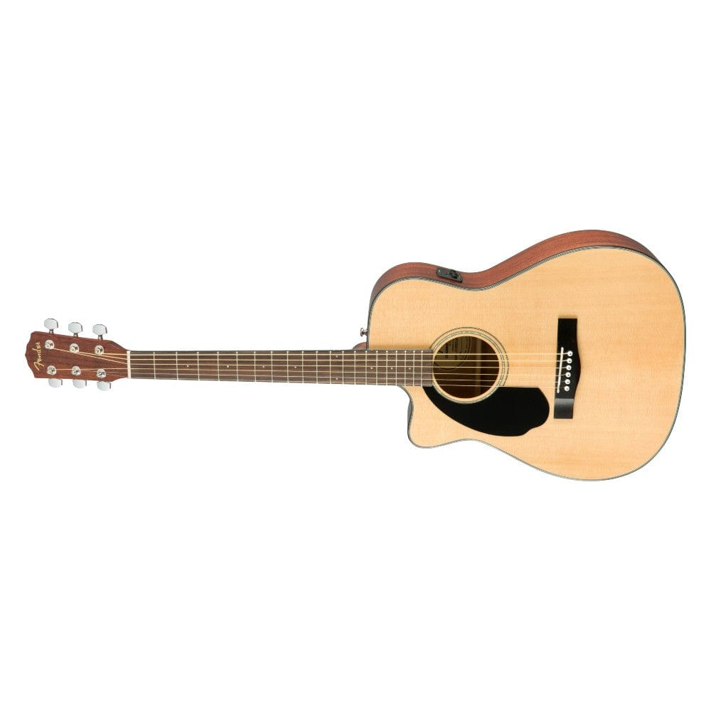 fender electro acoustic guitars fender cc 60sce concert walnut electro acoustic guitar - left handed