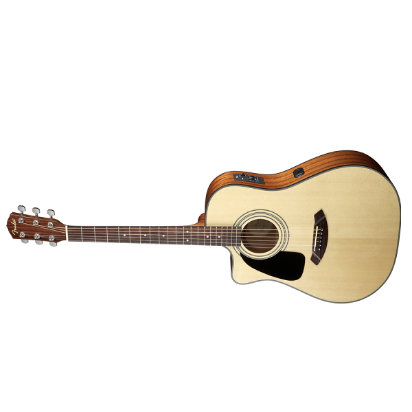 fender electro acoustic guitars fender cd-100ce left handed cutaway electro acoustic guitar