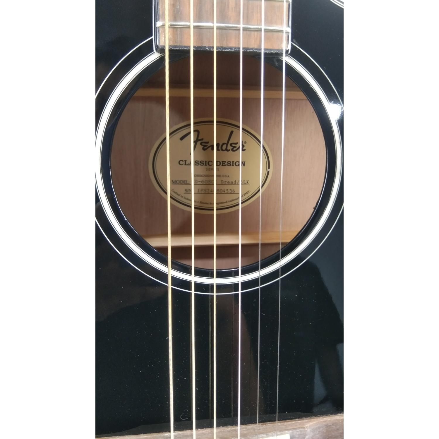 Fender Electro Acoustic Guitars Fender CD-60SCE Dreadnought Electro-Acoustic Guitar - Open Box