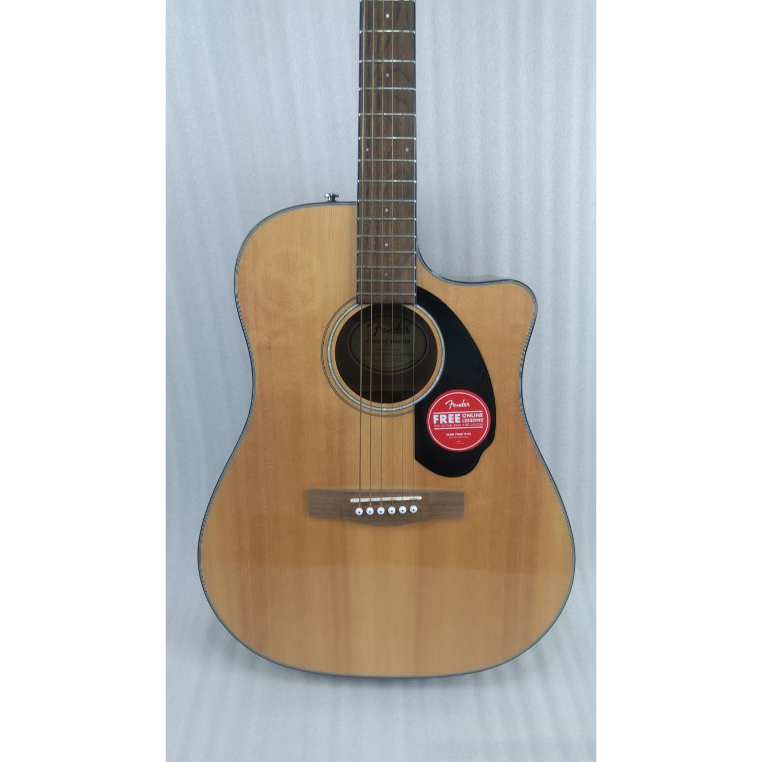 Fender Electro Acoustic Guitars Fender CD-60SCE Dreadnought Electro-Acoustic Guitar - Open Box
