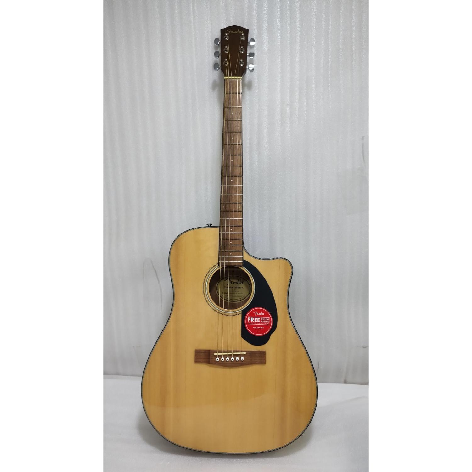 Fender Electro Acoustic Guitars Fender CD-60SCE Dreadnought Electro-Acoustic Guitar - Open Box