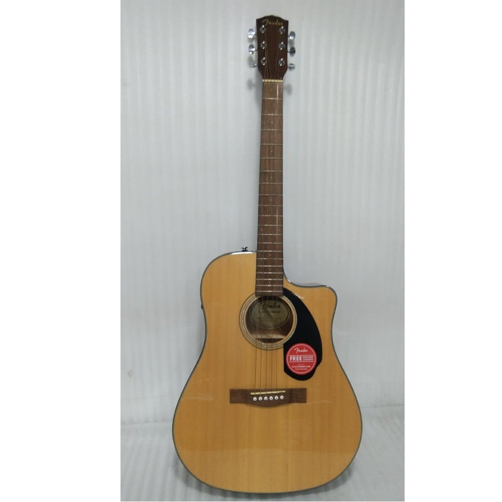 fender electro acoustic guitars fender cd-60sce dreadnought electro-acoustic guitar - open box b stock #barcode_202401140921