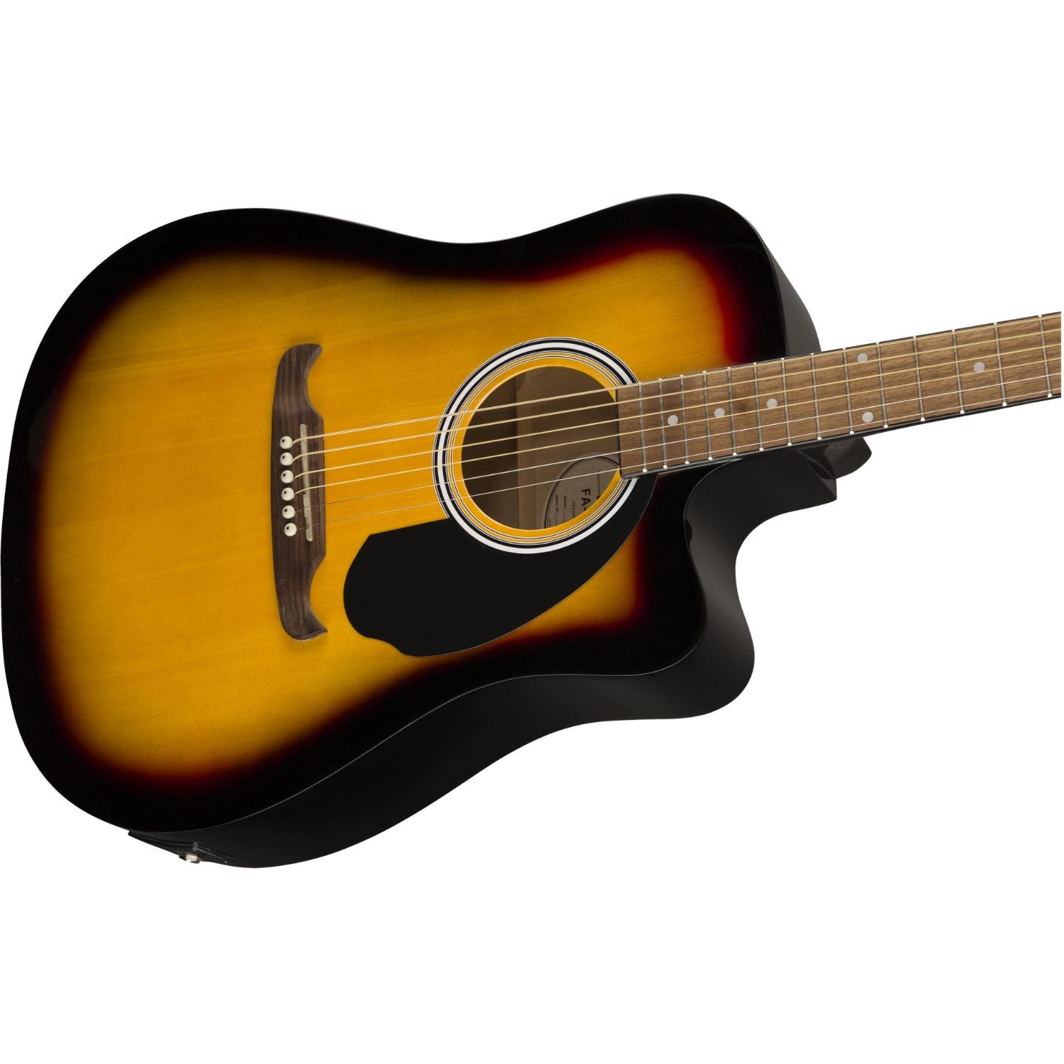 Fender Electro Acoustic Guitars Fender FA-125CE Dreadnought Cutaway Electro Acoustic Guitar #color_sunburst,type_single