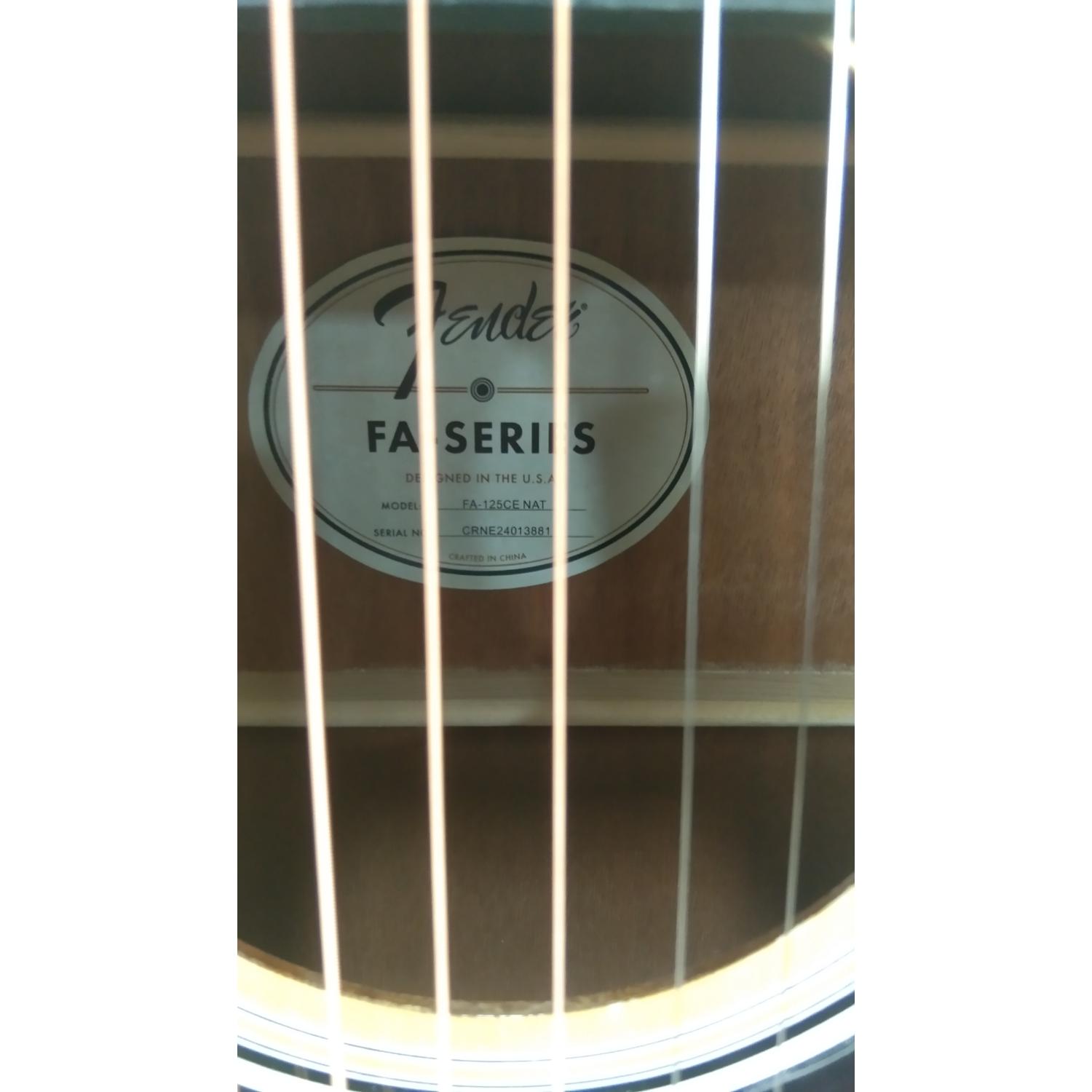 Fender Electro Acoustic Guitars Fender FA-125CE Dreadnought Cutaway Electro Acoustic Guitar - Open Box
