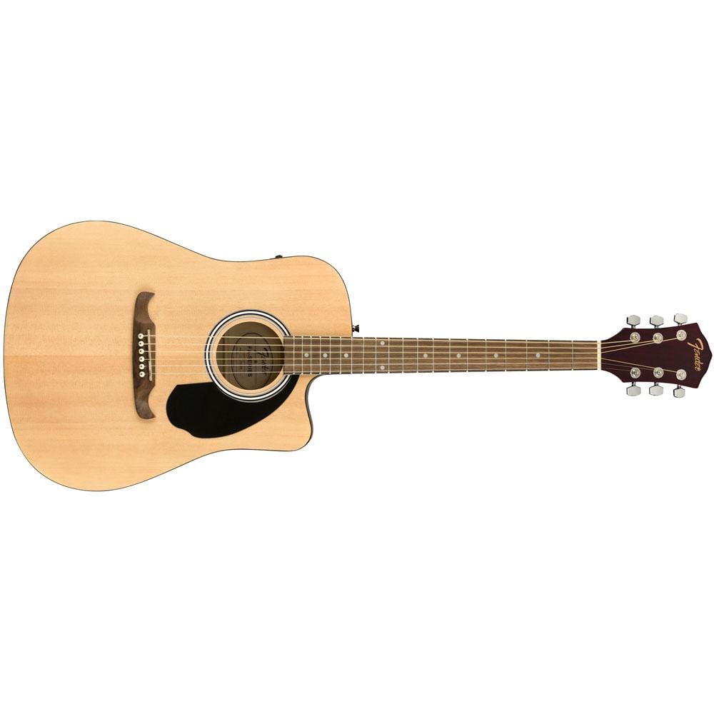 fender electro acoustic guitars fender fa-125ce dreadnought cutaway electro acoustic guitar - open box