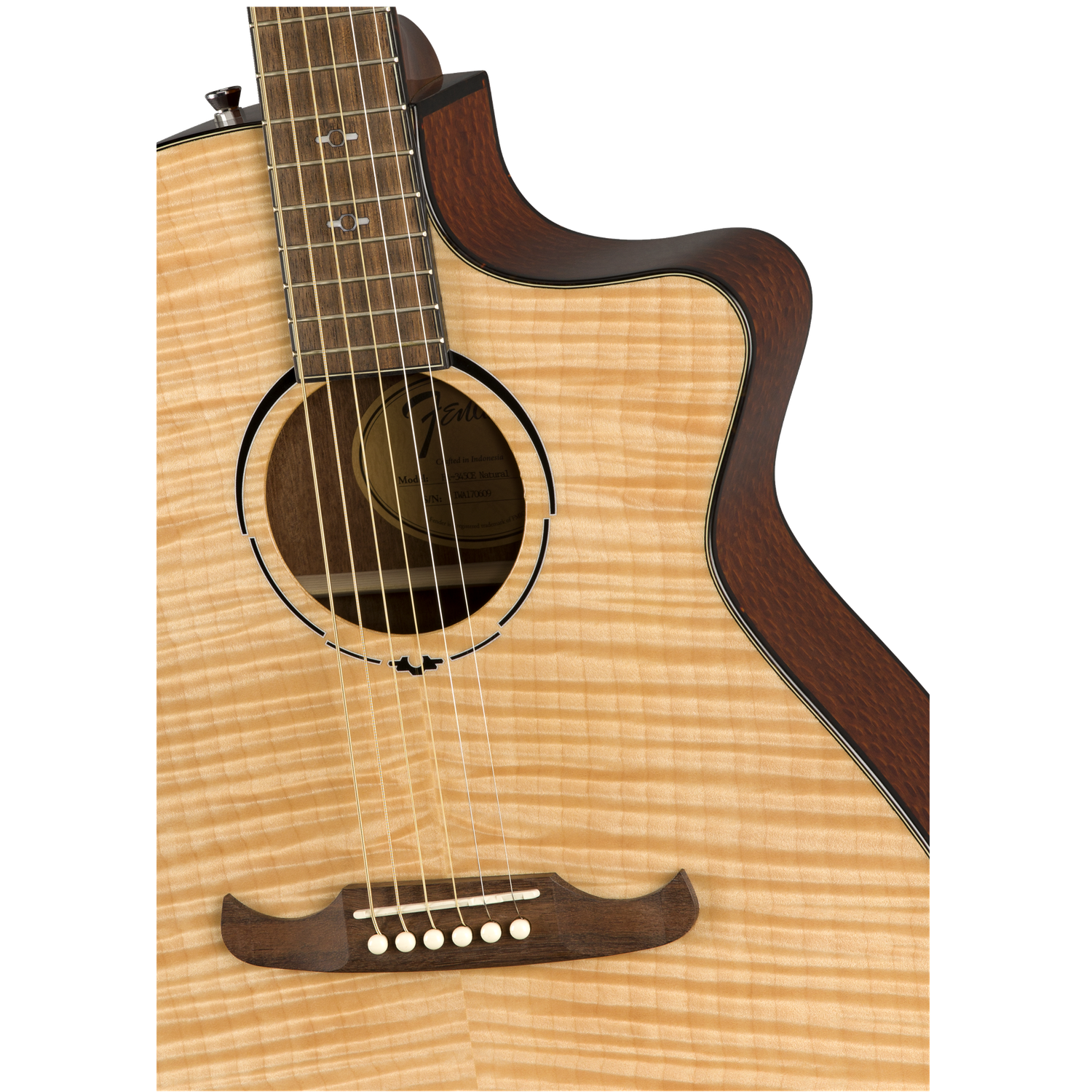Fender Electro Acoustic Guitars Fender FA-345CE Auditorium Electro Acoustic Guitar