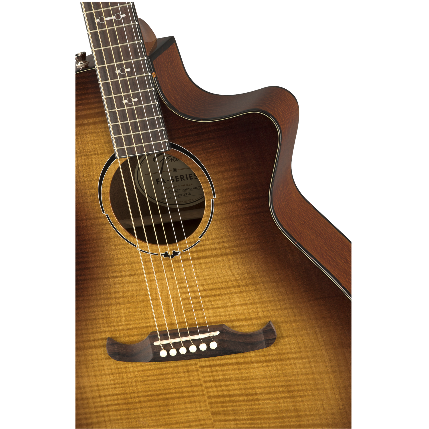 Fender Electro Acoustic Guitars Fender FA-345CE Auditorium Electro Acoustic Guitar