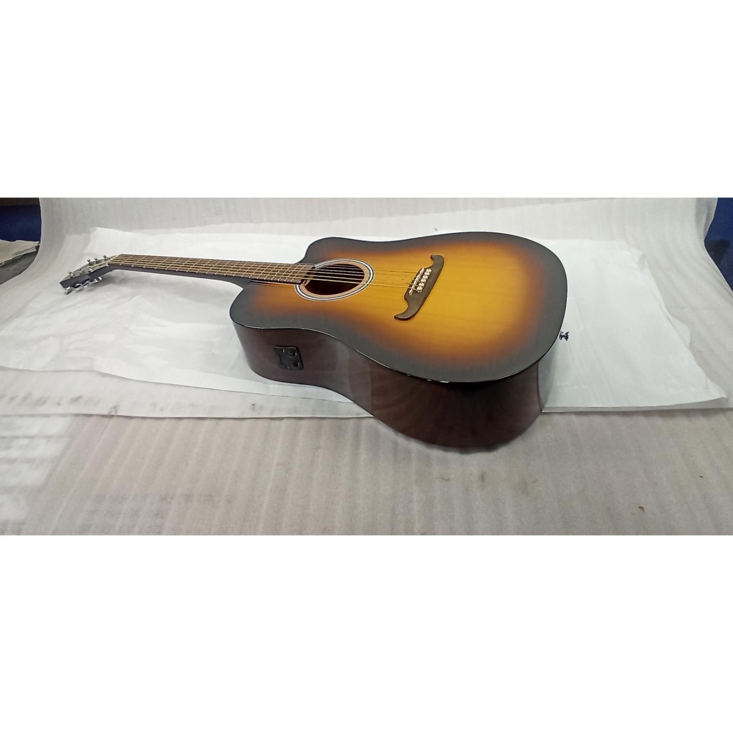Fender Electro Acoustic Guitars Fender FA Series FA-135CE V2 Concert Electro Acoustic Guitar - Black - Open Box