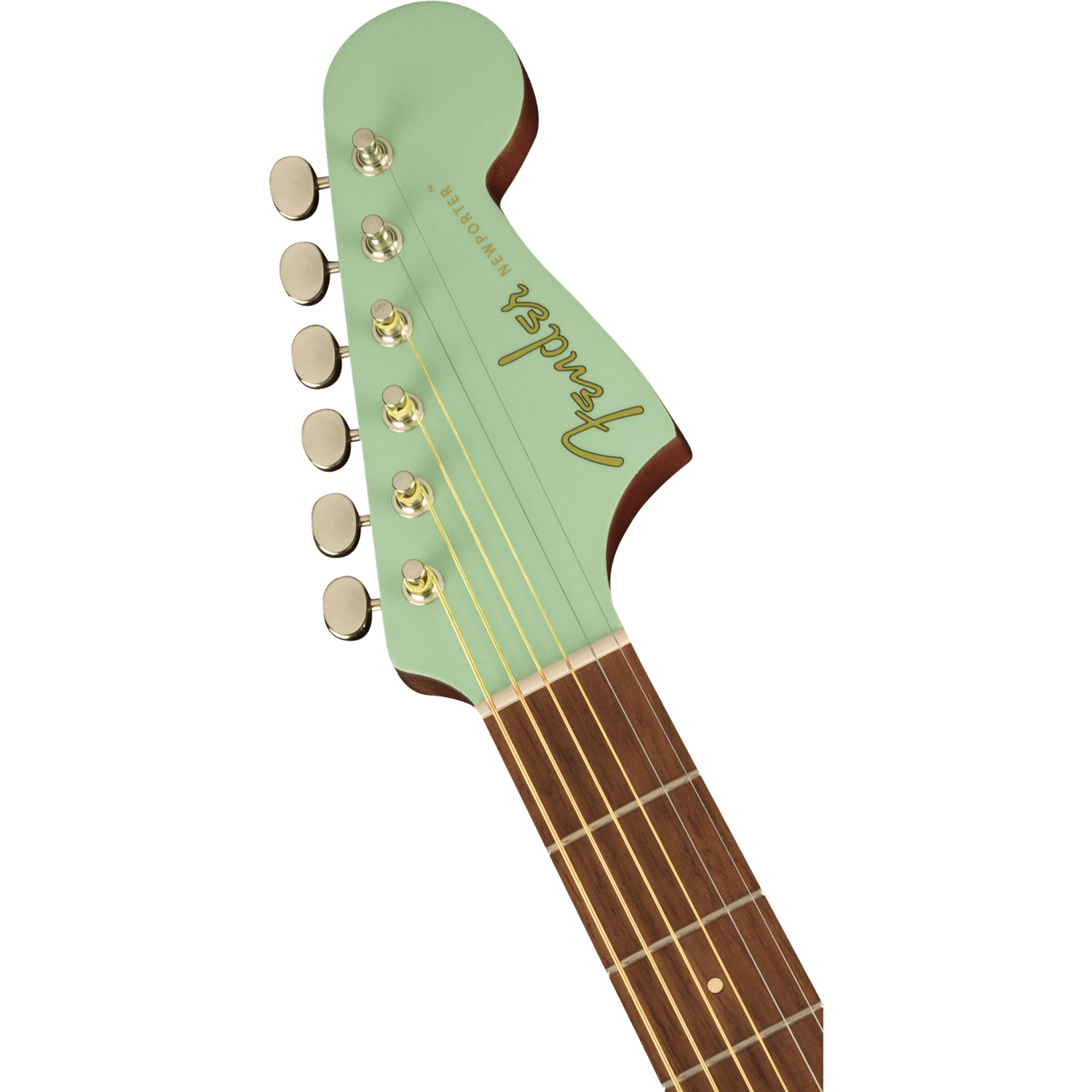 Fender Electro Acoustic Guitars Fender Newporter Player 6 String Electro Acoustic Guitar#color_surf-green