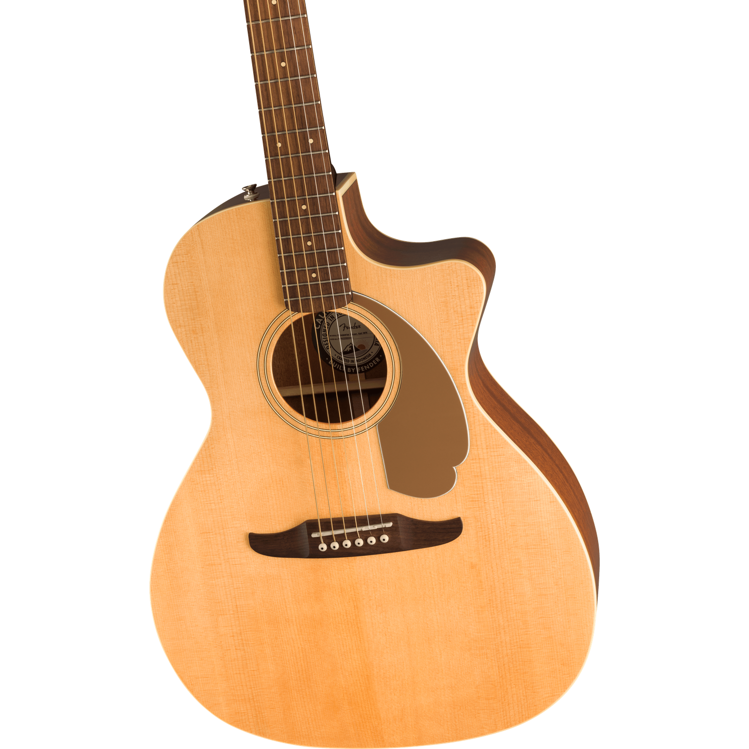 Fender Electro Acoustic Guitars Fender Newporter Player 6 String Electro Acoustic Guitar#color_natural
