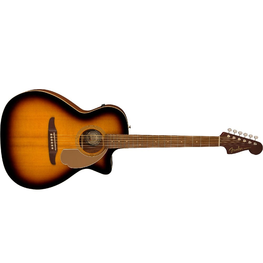 fender electro acoustic guitars fender newporter player 6 string electro-acoustic guitar - walnut fretboard