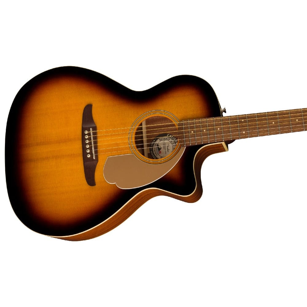 fender electro acoustic guitars fender newporter player 6 string electro-acoustic guitar - walnut fretboard
