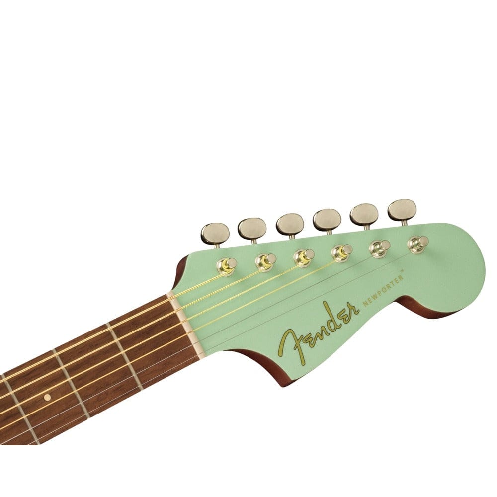 fender electro acoustic guitars fender newporter player 6 string electro-acoustic guitar - walnut fretboard
