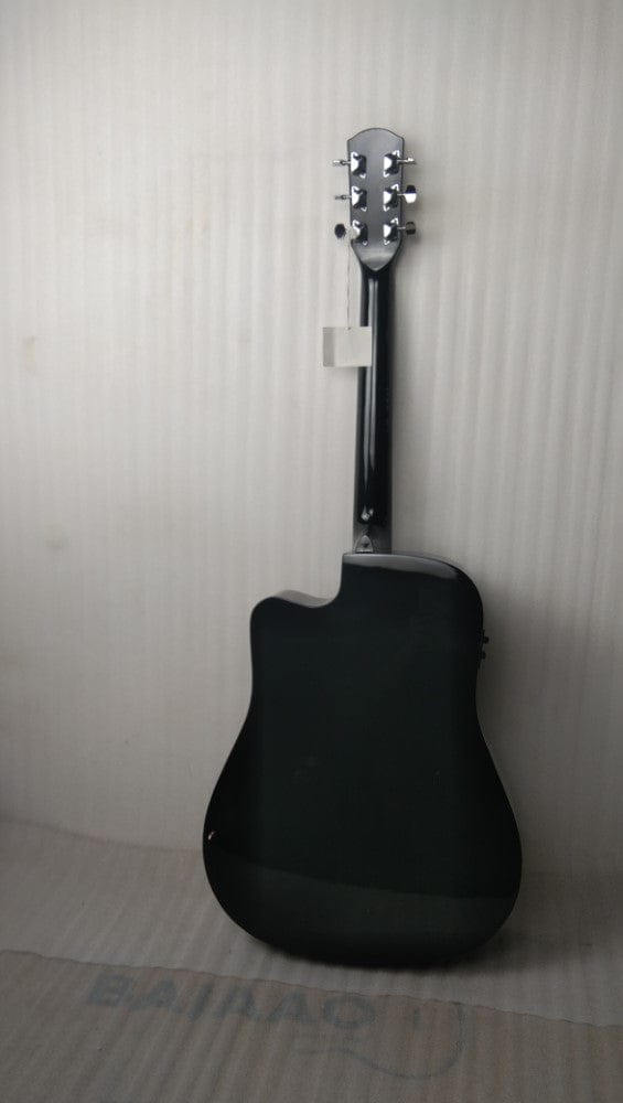 fender electro acoustic guitars fender sa105ce electro - acoustic guitar - black - open box b stock