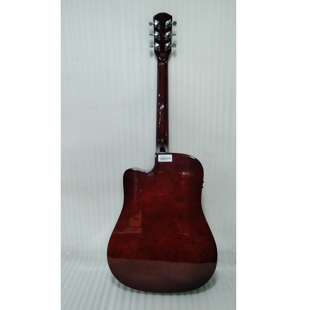 fender electro acoustic guitars fender sa105ce electro - acoustic guitar - natural - open box b stock #barcode_202101580328