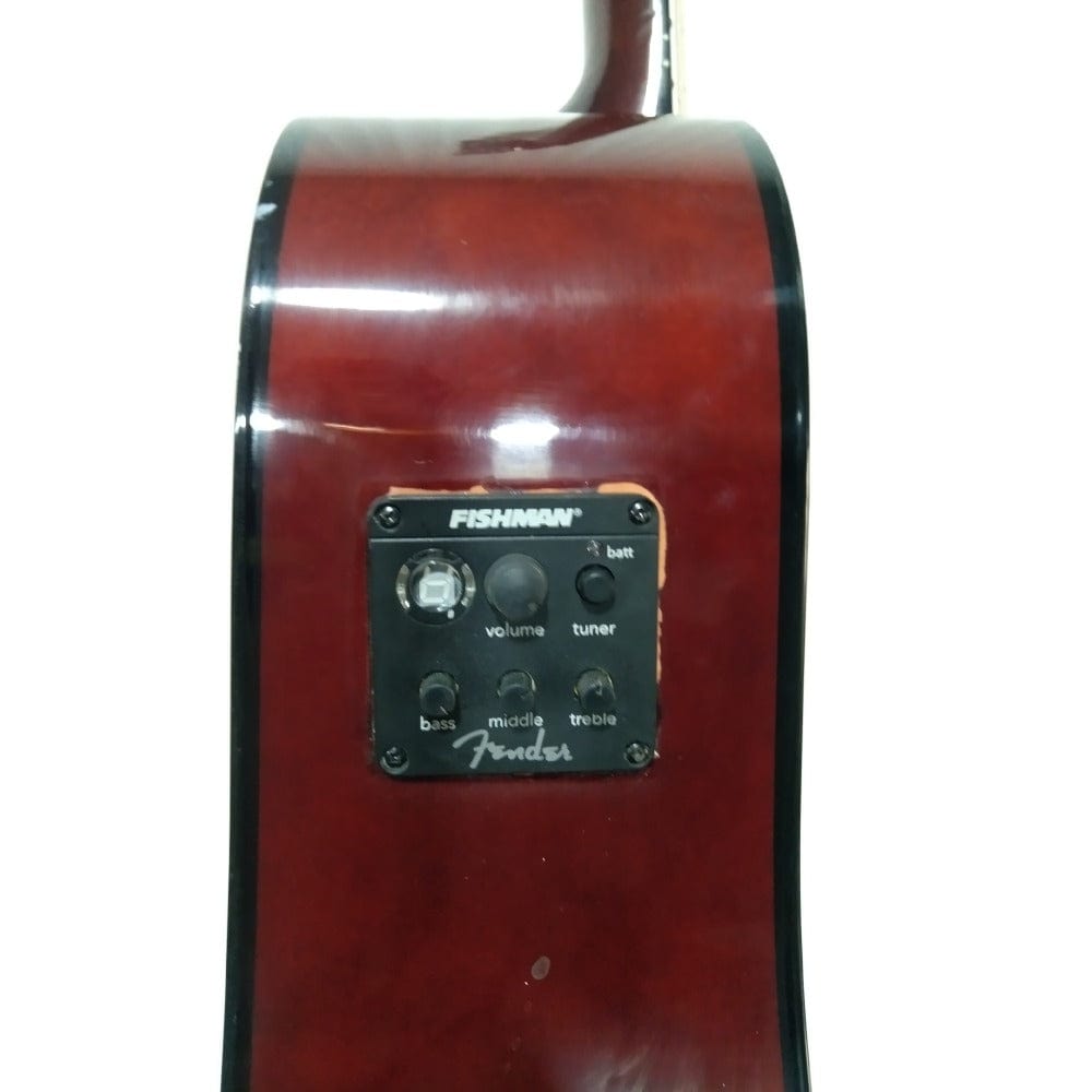 fender electro acoustic guitars fender sa105ce electro - acoustic guitar - natural - open box b stock #barcode_202101580328