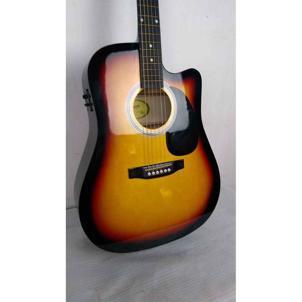 fender electro acoustic guitars fender sa105ce electro - acoustic guitar - sunburst - open box b stock #barcode_202101707467