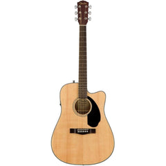 Fender Electro Acoustic Guitars Natural Fender CD-60SCE Dreadnought Electro-Acoustic Guitar