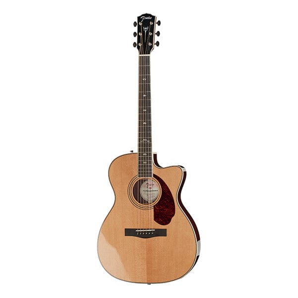 Fender Electro Acoustic Guitars Natural Fender PM-3 DLX Triple 0 Cutaway Electro Acoustic Guitar