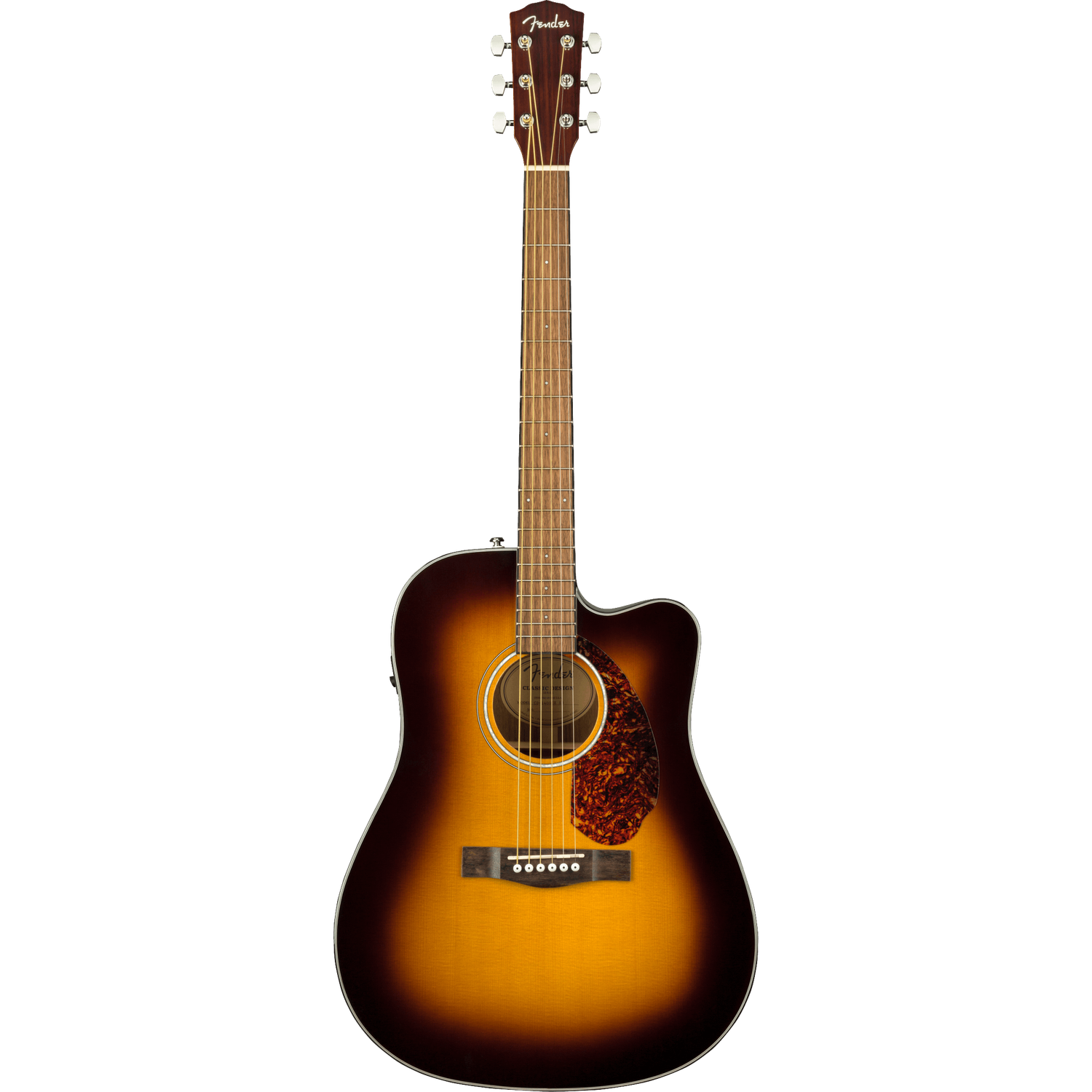 Fender Electro Acoustic Guitars Sunburst Fender CD-140SCE Electro-Acoustic Guitar with Case