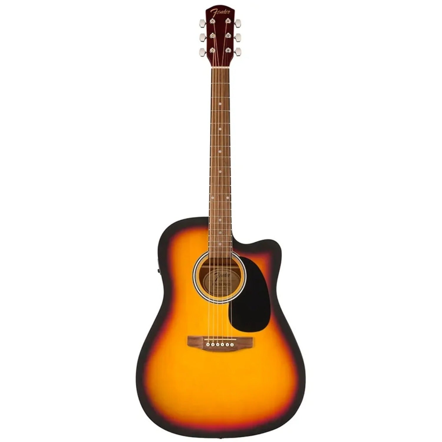 Fender Electro Acoustic Guitars Sunburst Fender FA-25CE Dreadnought 6 String Electro Acoustic Guitar#color_sunburst