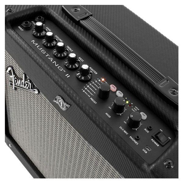 fender guitar amplifiers fender mustang ii v2 40w 1x12 guitar modeling amplifier