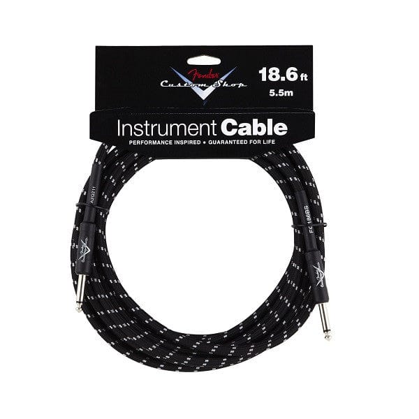 fender guitar cables 5.5m fender custom shop performance series guitar cable - 5.5 metres