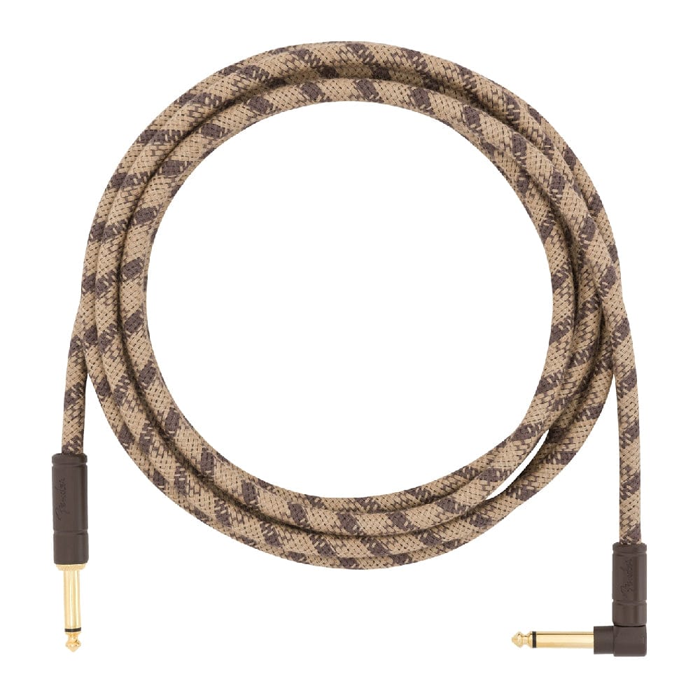 fender guitar cables fender 10ft angled festival hemp instrument cables