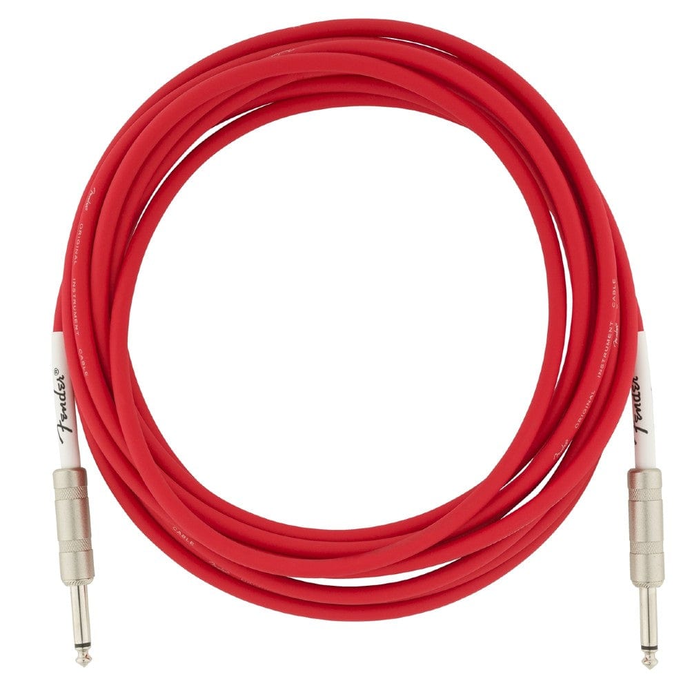 fender guitar cables fender original series instrument cable - 18.6ft #color_black