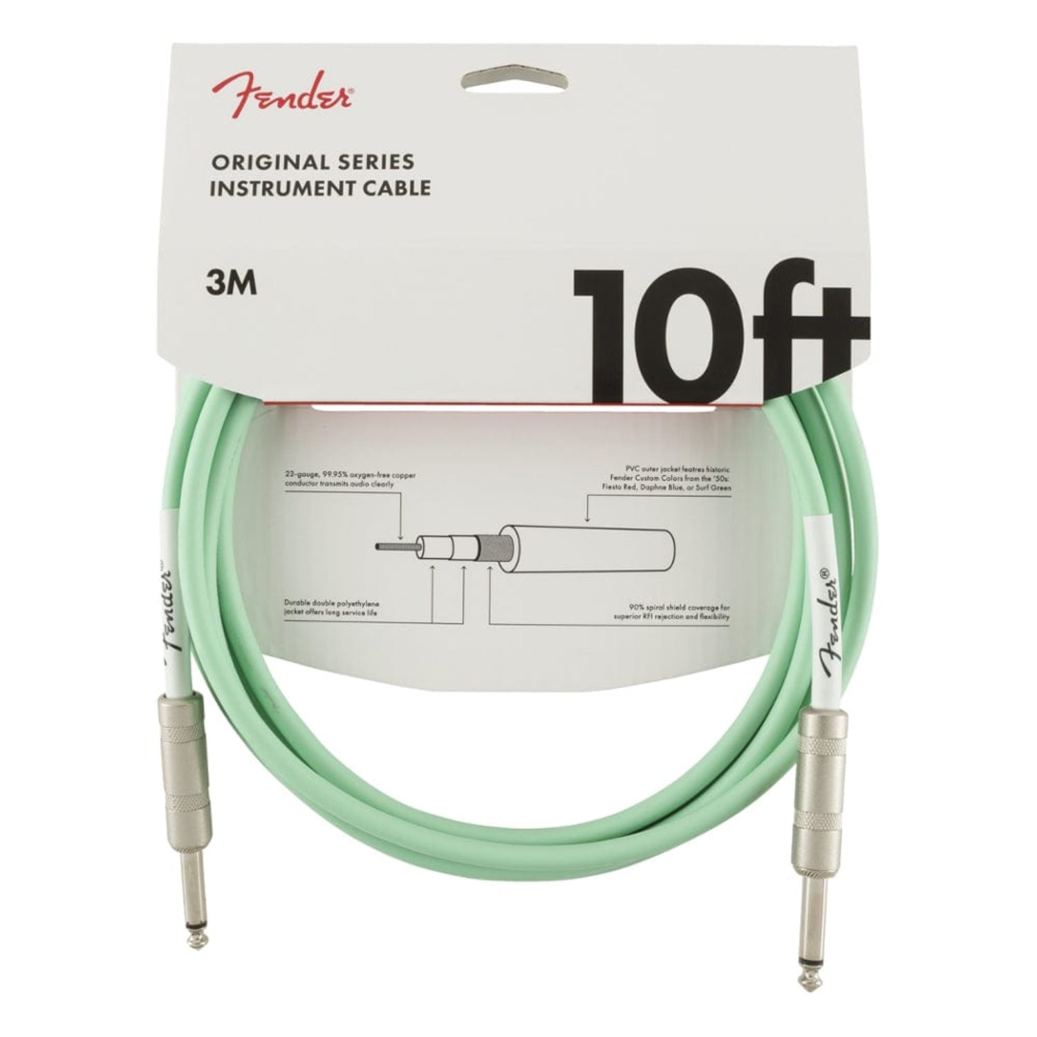 Fender Guitar Cables Fender Original Series Straight to Straight Instrument Connector Cables - Open Box