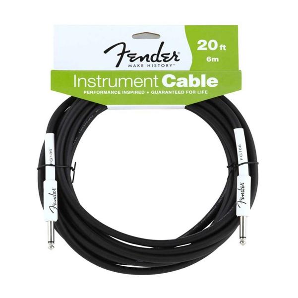 fender guitar cables fender performance series instrument cable (straight-straight) 20ft