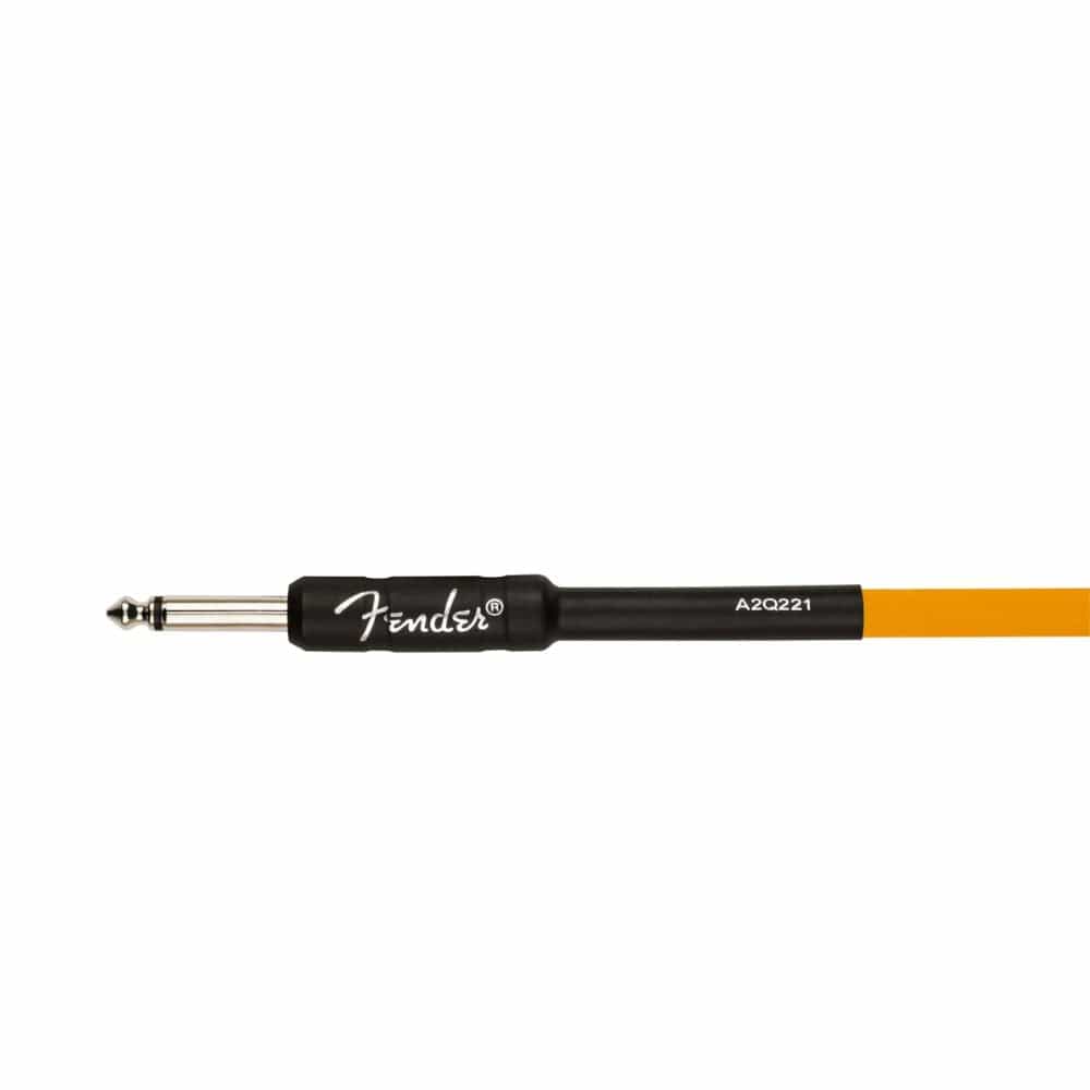 fender guitar cables fender professional series glow in the dark cables #color_orange