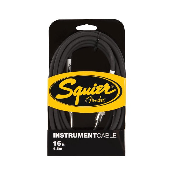 fender guitar cables fender squier 15' instrument cable, 3 pack