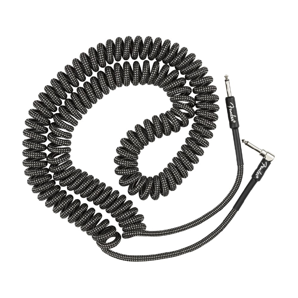 fender guitar cables gray tweed fender professional coil 30ft cable #color_gray-tweed