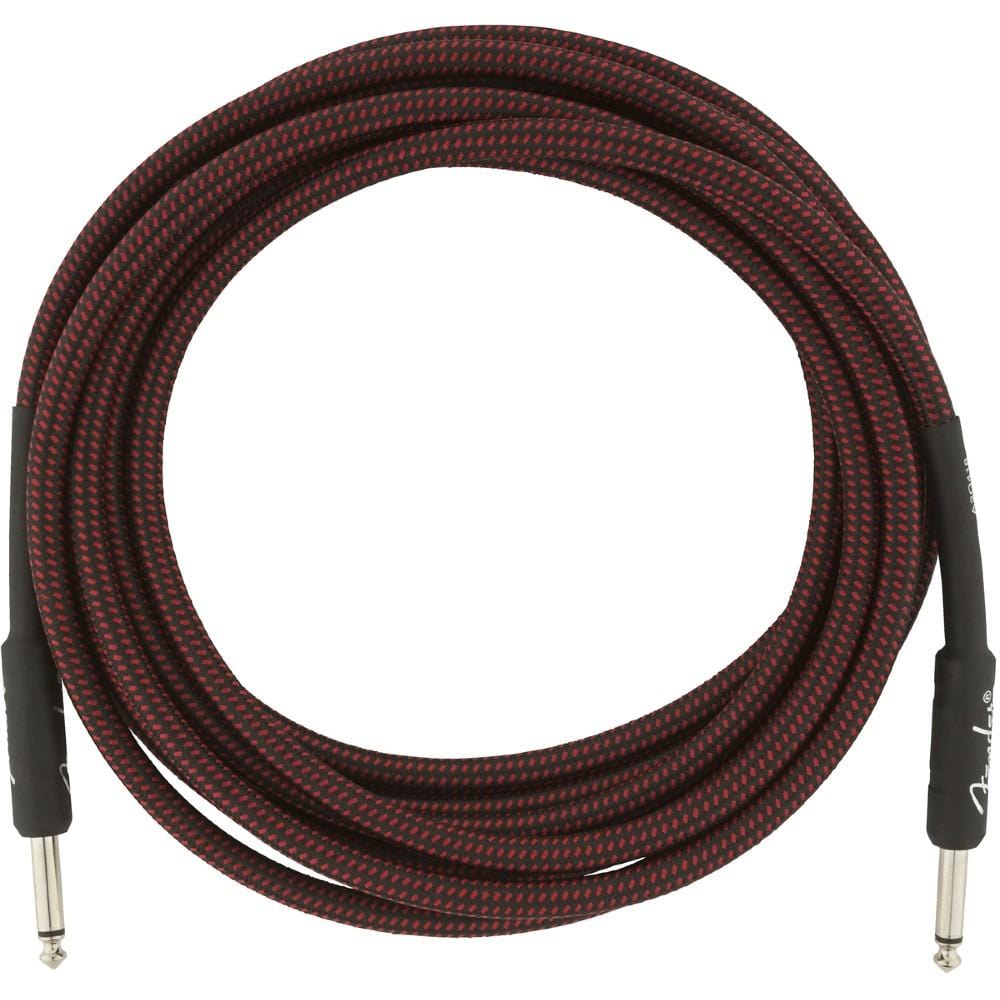 fender guitar cables red tweed fender professional series 0990820064 15ft instrument cable #color_red-tweed
