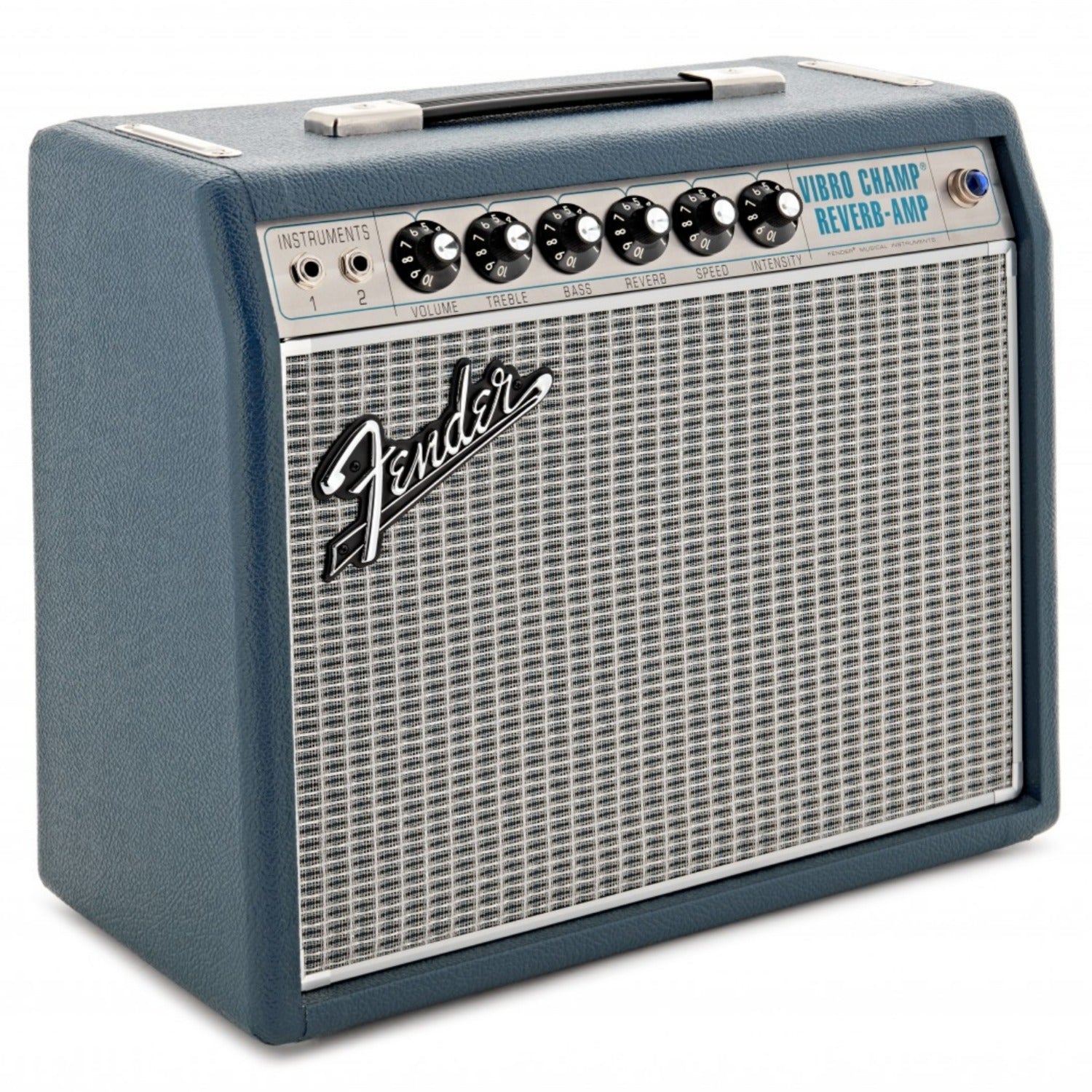Fender Guitar Combo Amplifiers Fender FSR '68 Custom Vibro Champ Navy Combo Guitar Amplifier