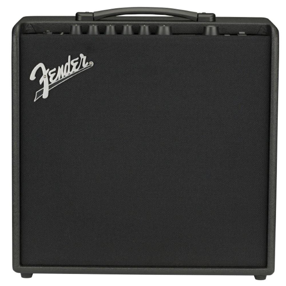 fender guitar combo amplifiers fender mustang lt50 230v combo guitar amplifier with cable, polishing cloth & e-book