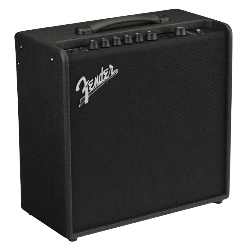 fender guitar combo amplifiers fender mustang lt50 230v combo guitar amplifier with cable, polishing cloth & e-book
