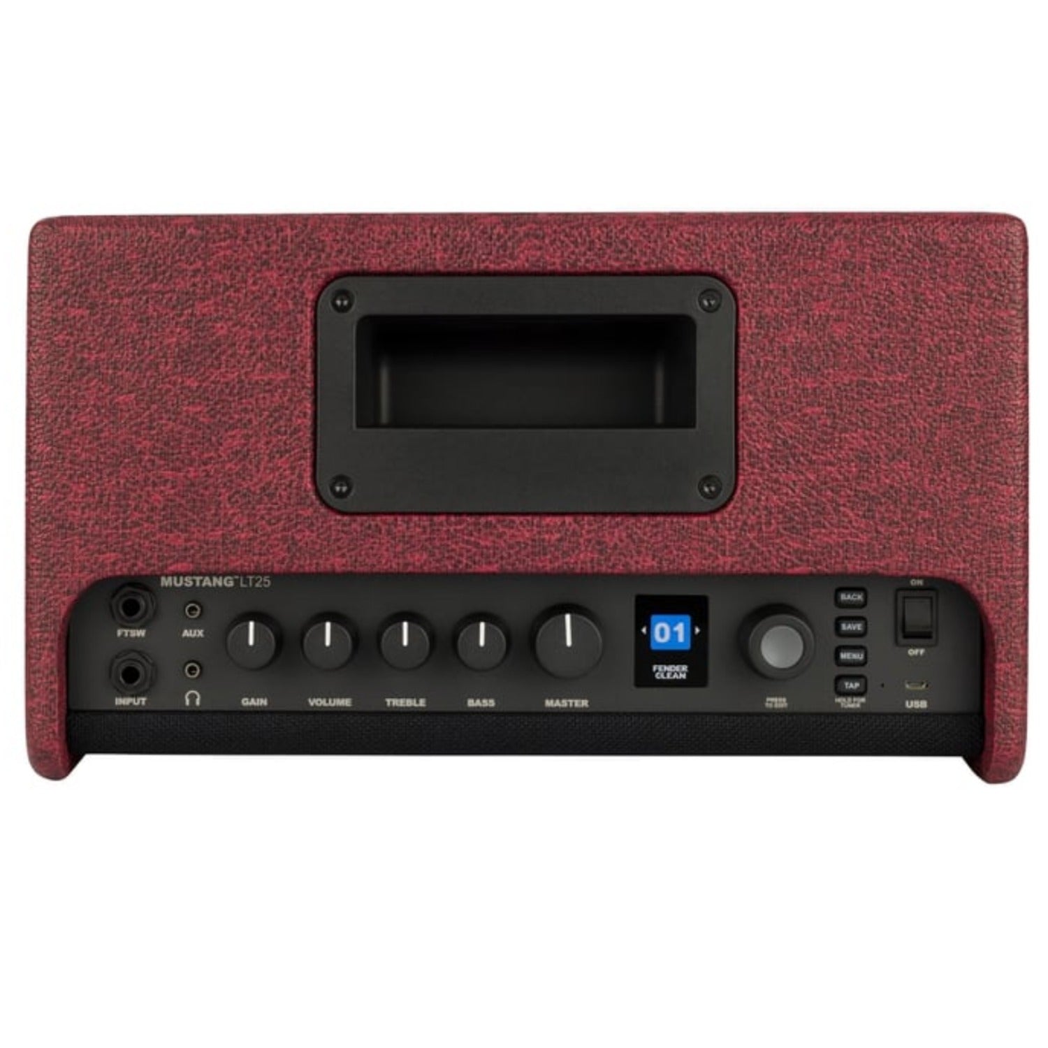 Fender Guitar Combo Amplifiers Wine Red Fender Mustang LT25 25 Watts Combo Guitar Amplifier