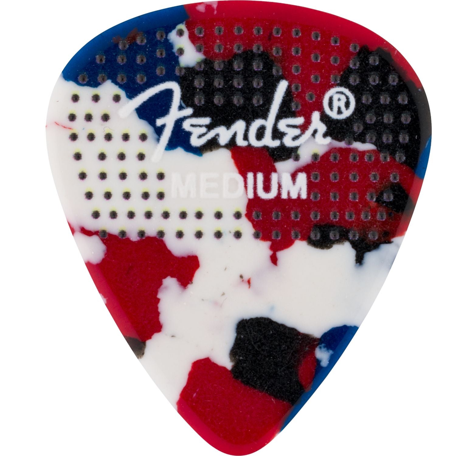 Fender Guitar Picks Fender Dotted Celluloid 351 Shape Guitar Pick - Pack of 12