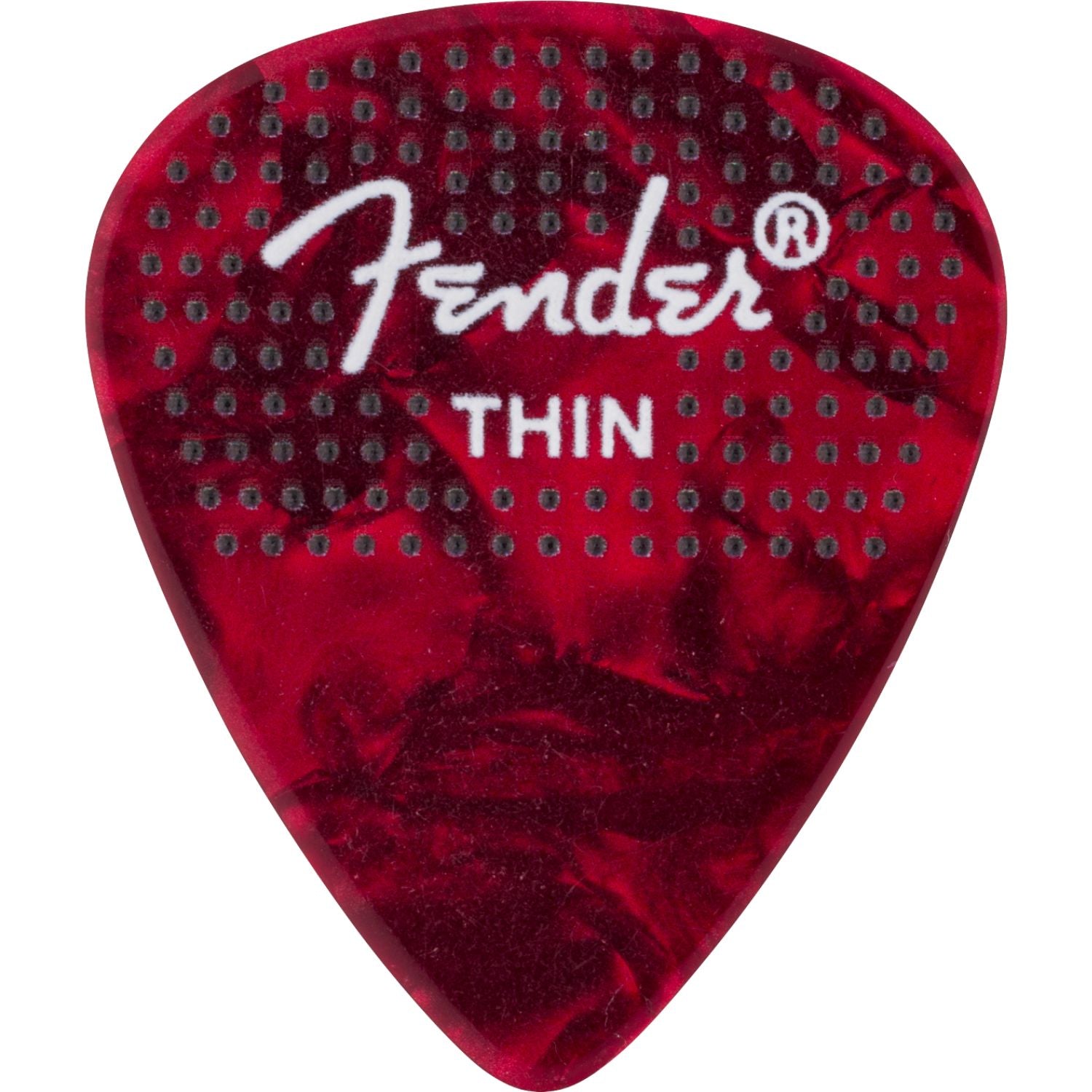 Fender Guitar Picks Fender Dotted Celluloid 351 Shape Guitar Pick - Pack of 12