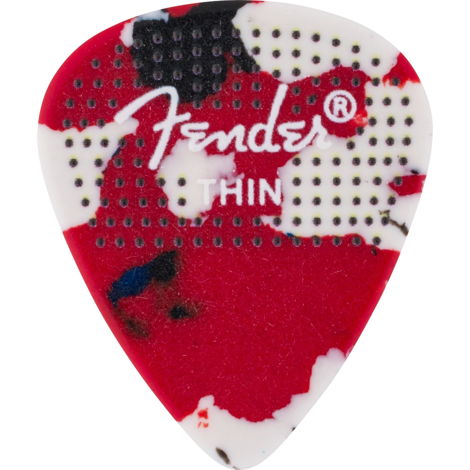 Fender Guitar Picks Fender Dotted Celluloid 351 Shape Guitar Pick - Pack of 12