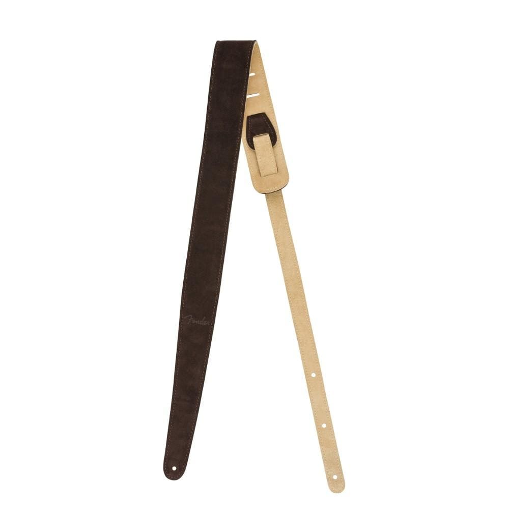 fender guitar straps fender 2" reversible suede strap #color_brown-and-tan