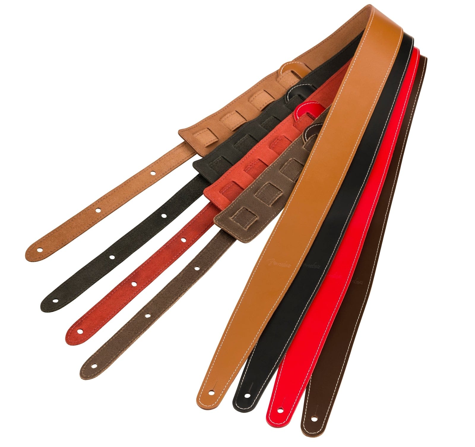 fender guitar straps fender essentials leather guitar straps