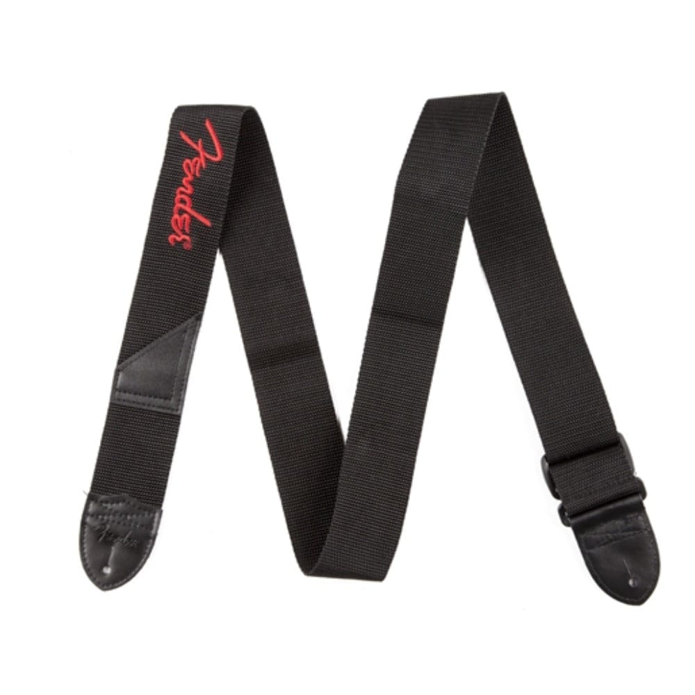 fender guitar straps red/black fender nylon guitar strap